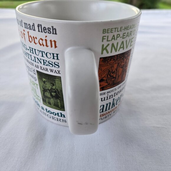 Shakespeare insults coffee mug with both mean and witty insults - Picture 3 of 7